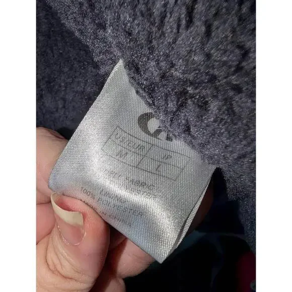 CK Jacket Womens Size Medium Black Hooded Fleece Lined Outdoor Chic - Picture 5 of 6